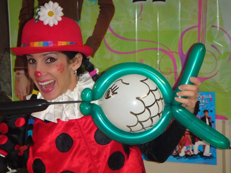 Molly Boop performing at a Las Vegas children's party